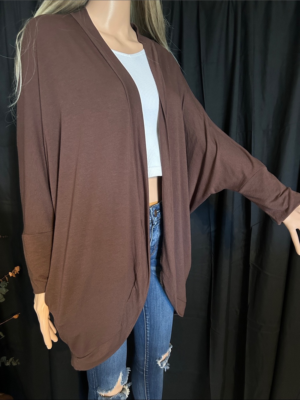 NWOT ZENANA PREMIUM CARDIGAN L